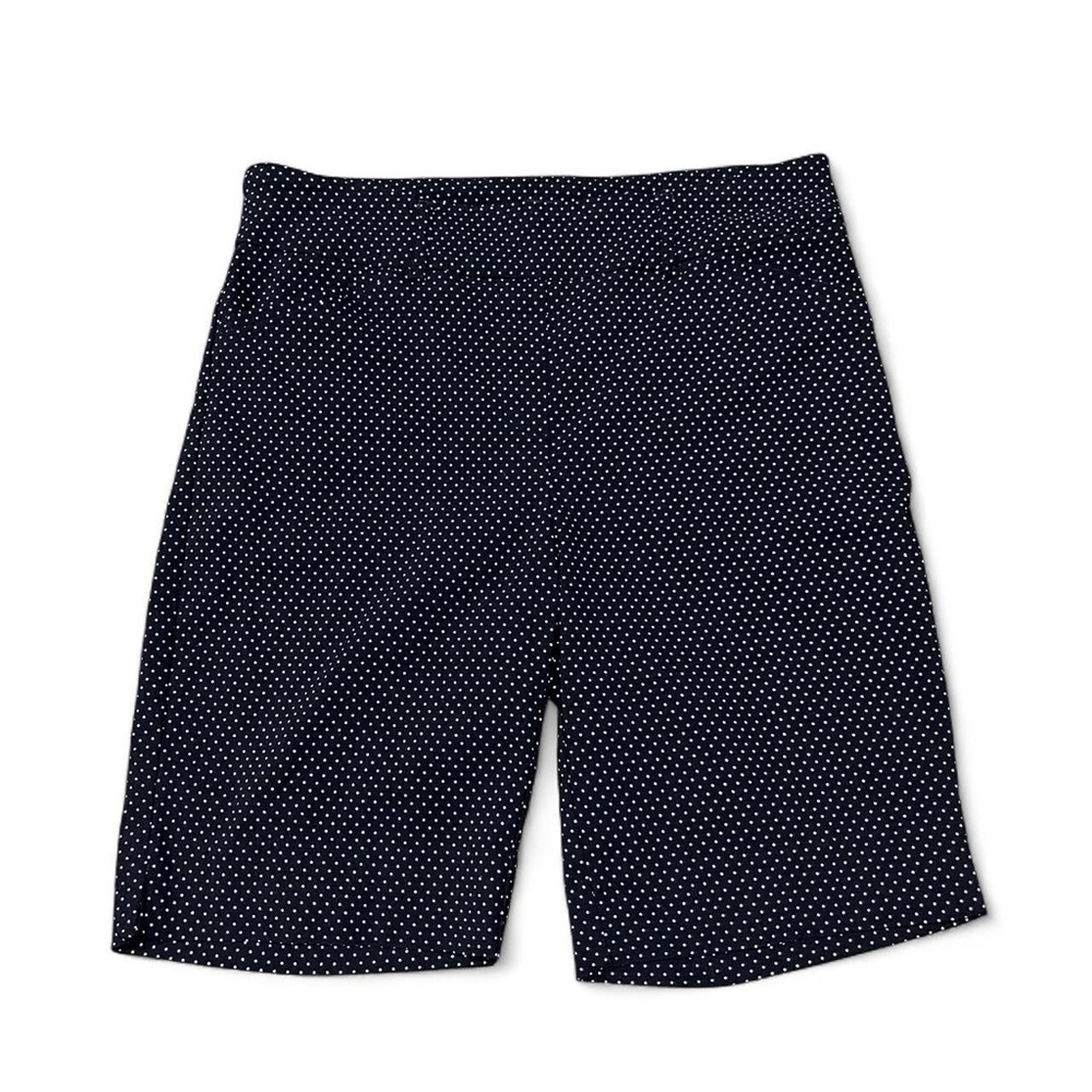 Hilary Radley Navy with White Polka Dot Bermuda Shorts
